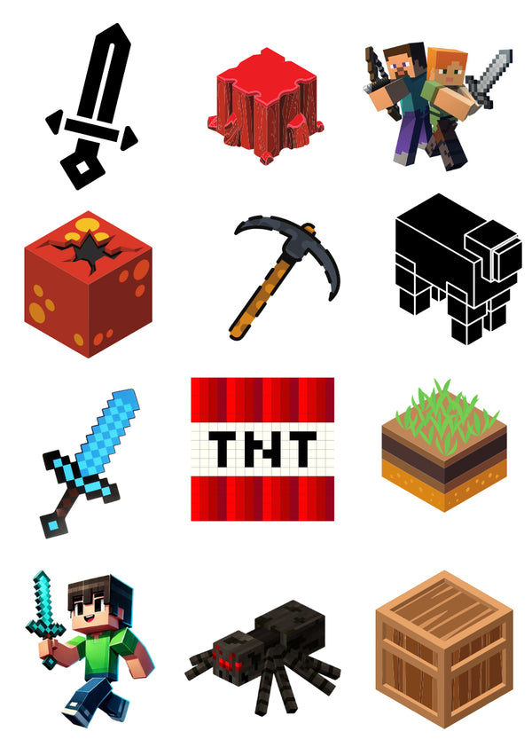 Временное тату Майнкрафт Ink-Ok