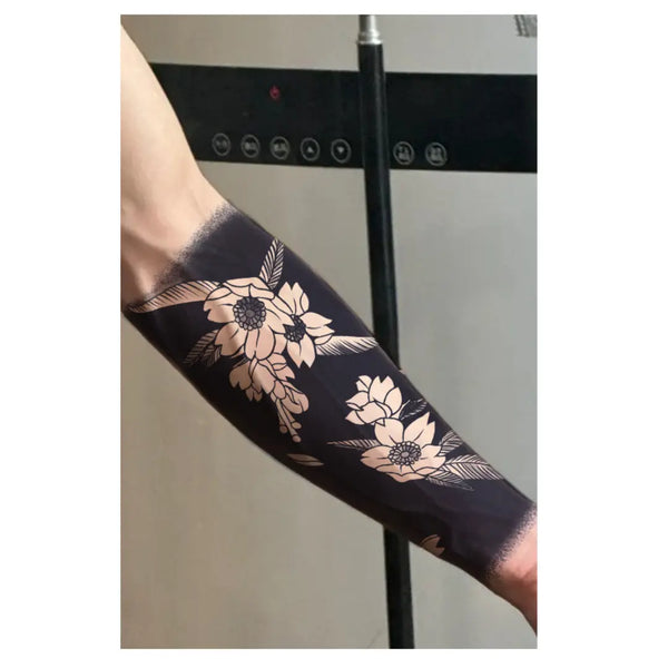 Долговременное тату Цветы блек Ink-Ok