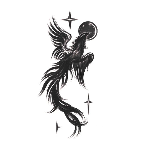 Долговременное тату Феникс Ink-Ok