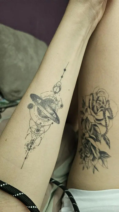 Долговременное тату Планеты Ink-Ok