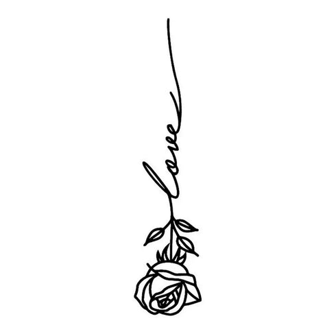 Долговременное тату Роза-люби Ink-Ok