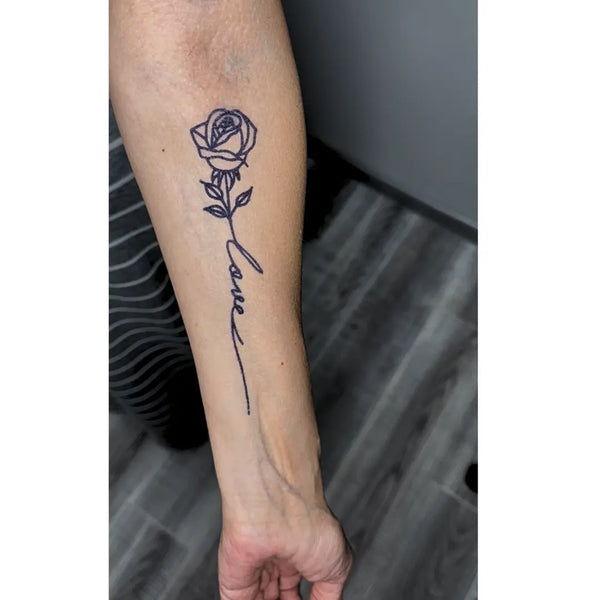 Долговременное тату Роза-люби Ink-Ok