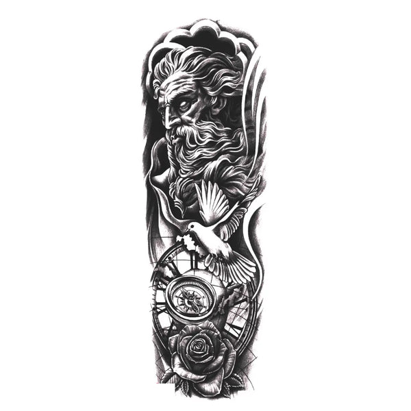 Долговременное тату Рукав - Зевс Ink-Ok