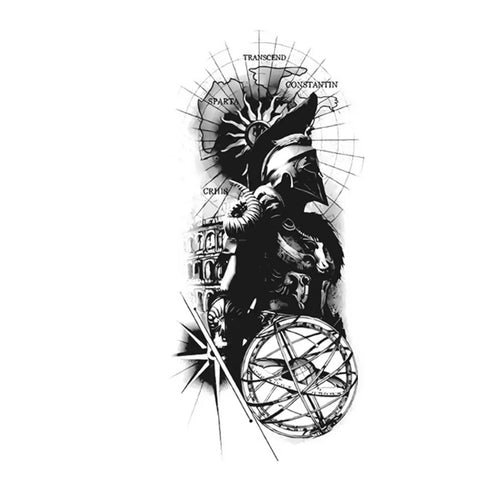 Долговременное тату Воин Ink-Ok