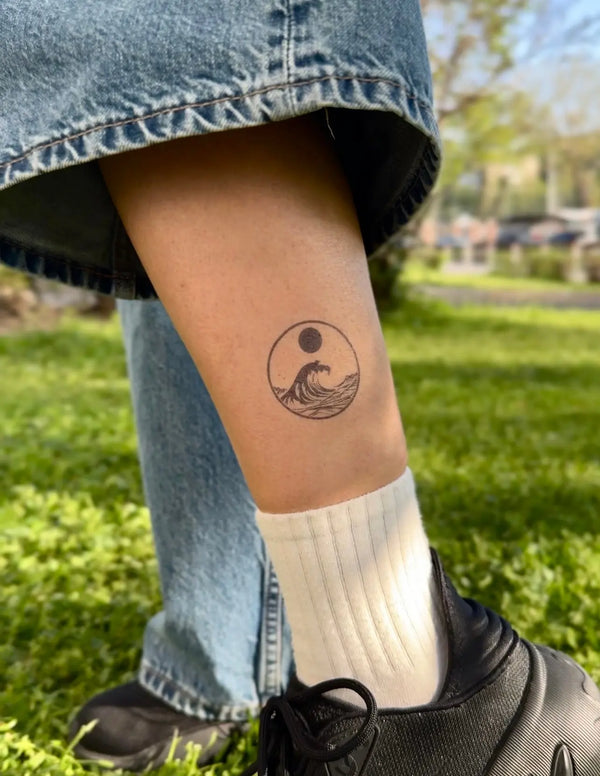 Долговременное тату Волна Ink-Ok