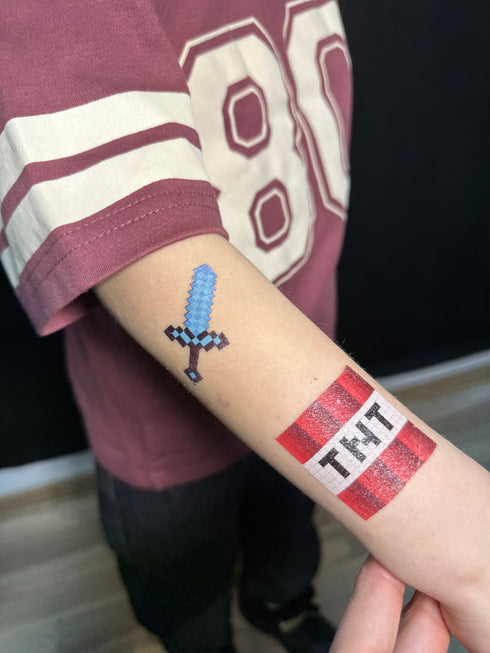 Временное тату Майнкрафт Ink-Ok