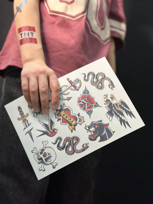 Временные тату Легенда Олдскула Ink-Ok