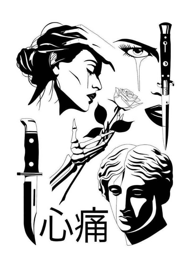 Временное тату Андеграунд# Ink-Ok