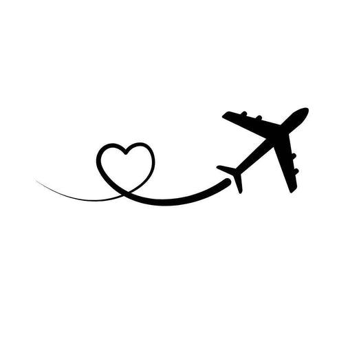 Временное тату Самолет Ink-Ok