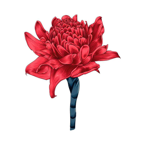 Временное тату Цветы акварель Ink-Ok