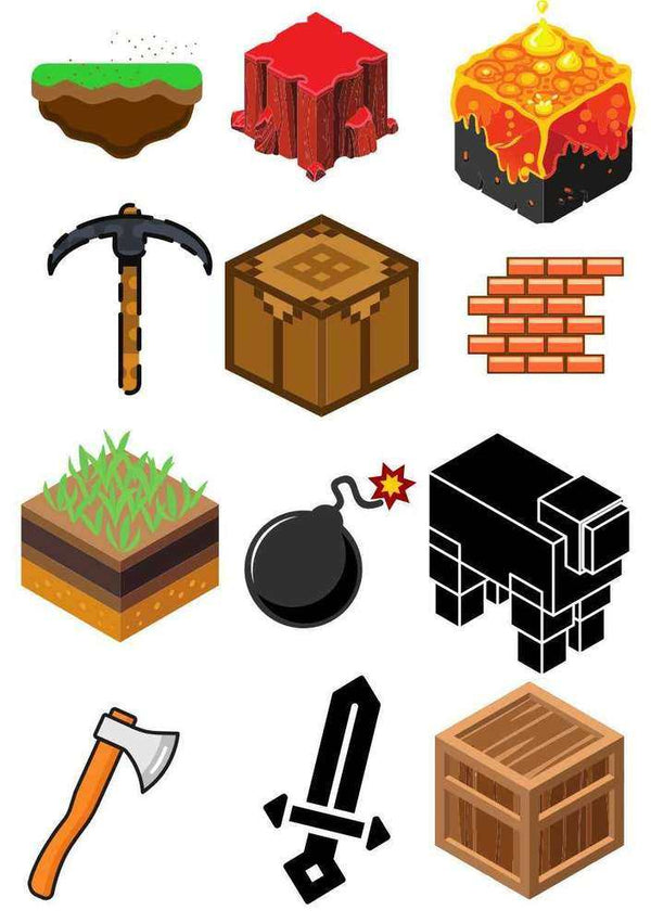 Временное тату Майнкрафт Ink-Ok