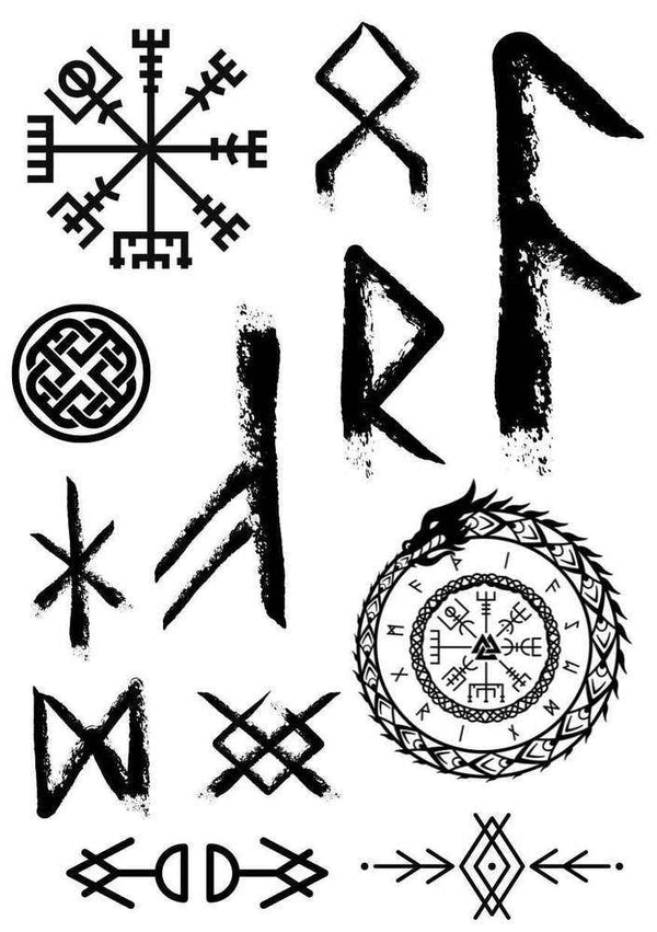 Временное тату Рунный сет Ink-Ok