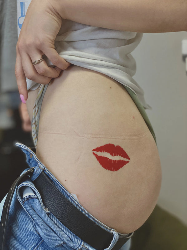 Временное тату Поцелуй Ink-Ok