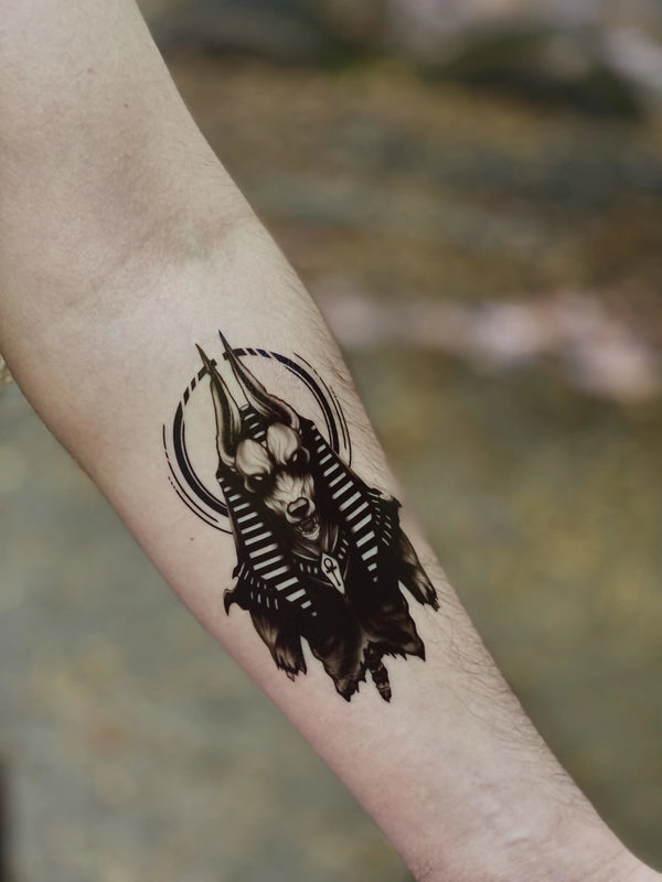 Временное тату Анубис Ink-Ok