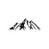 Временное тату Горы (мини) Ink-Ok