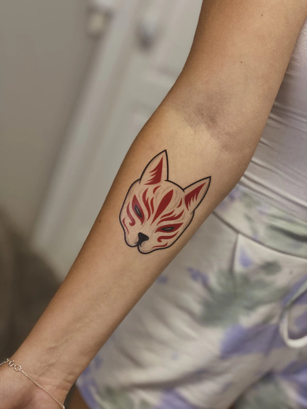 Временное тату Японская маска Ink-Ok