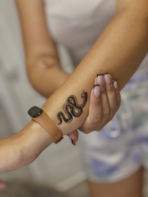 Временное тату Олд скул # Ink-Ok