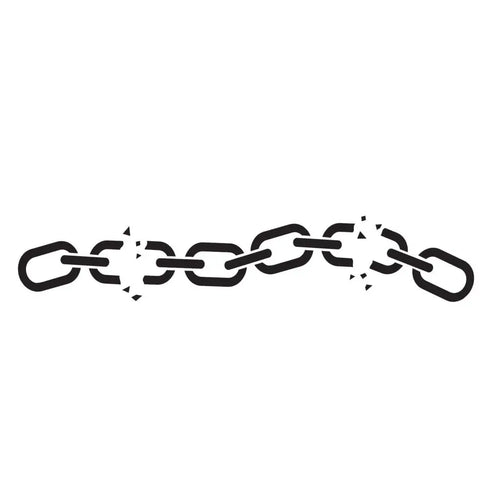 Временное тату Разорванные цепи Ink-Ok