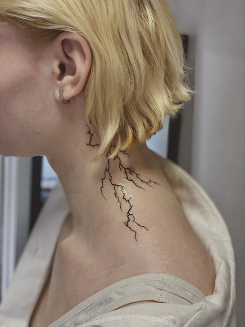 Временное тату молния Ink-Ok
