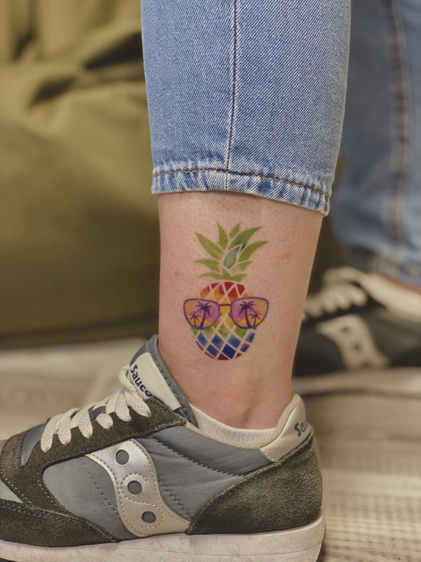 Временное тату Ананас Ink-Ok