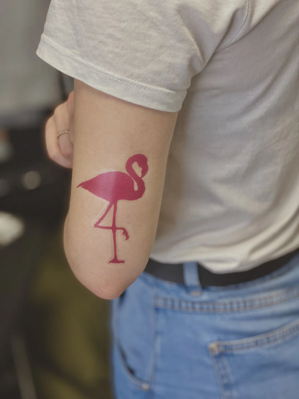 Временное тату Фламинго Ink-Ok