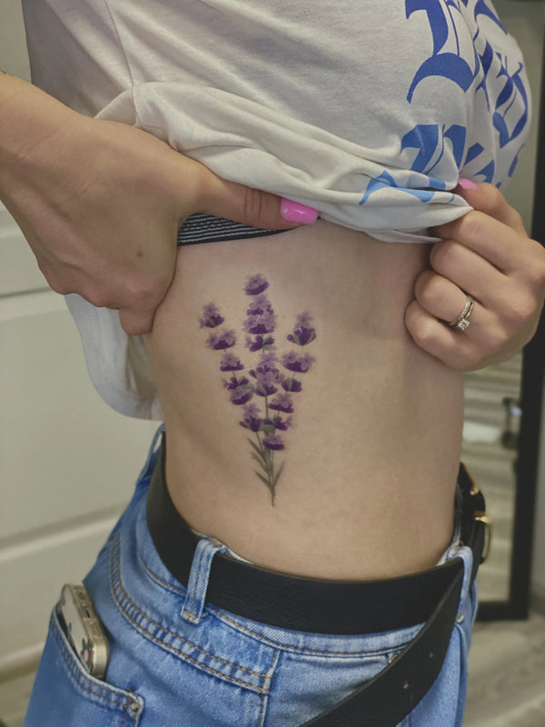 Временное тату Лаванда Ink-Ok