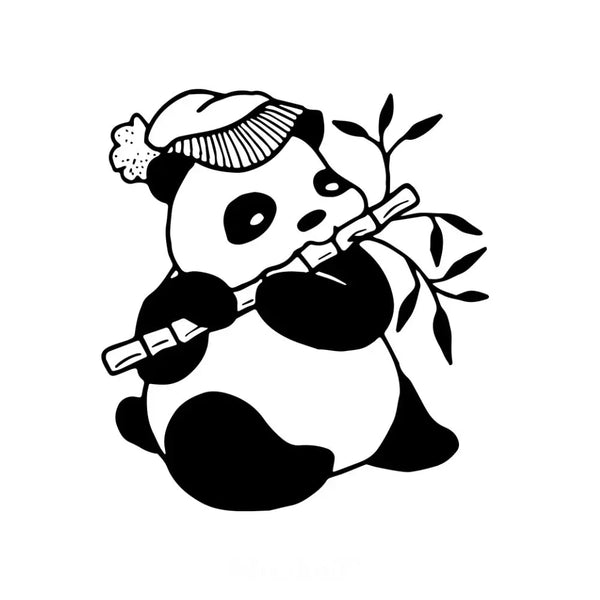 Временное тату Панда Ink-Ok