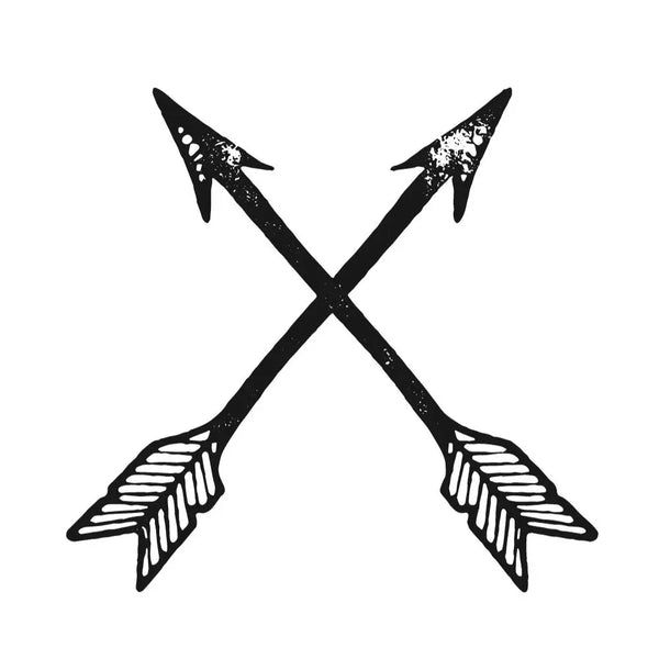 Временное тату Пара стрел Ink-Ok