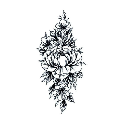 Долговременная татуировка Цветок## Ink-Ok