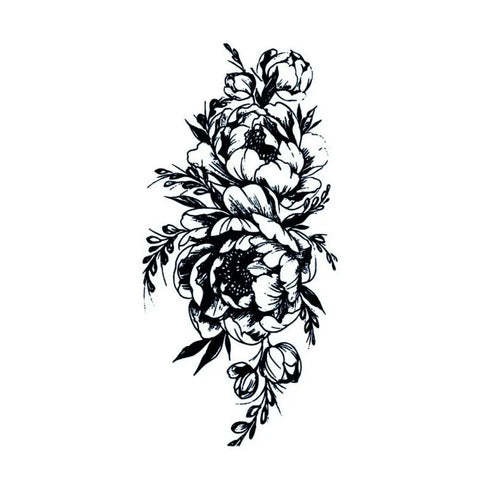 Долговременная татуировка Цветы Ink-Ok