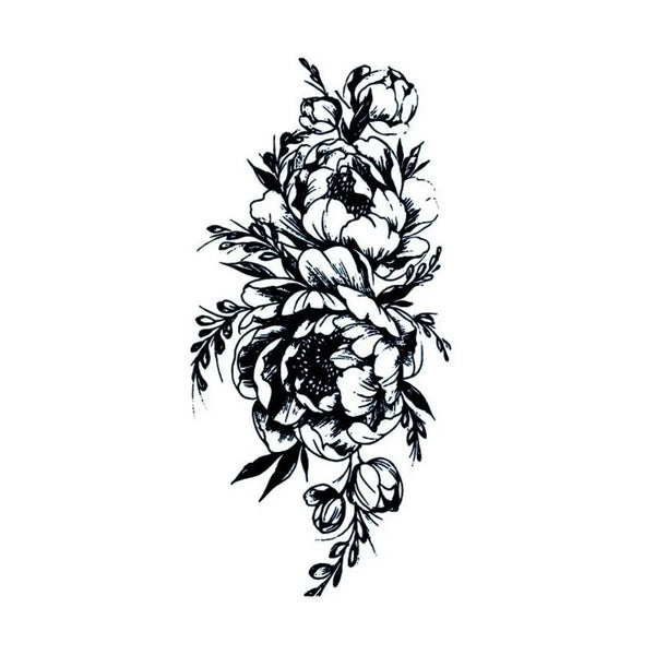 Долговременная татуировка Цветы Ink-Ok