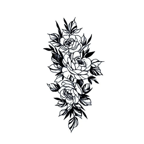 Долговременная татуировка Цветы-розы Ink-Ok
