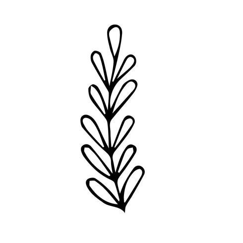 Долговременная татуировка Веточка# Ink-Ok