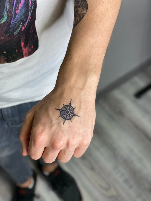 Долговременная татуировка Компас Ink-Ok
