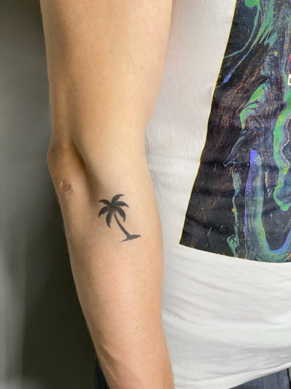 Долговременная татуировка Пальма Ink-Ok