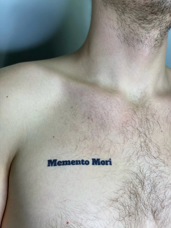 Долговременная татуировка Мементо Мори Ink-Ok