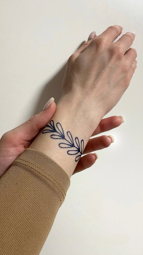 Долговременная татуировка Веточка# Ink-Ok