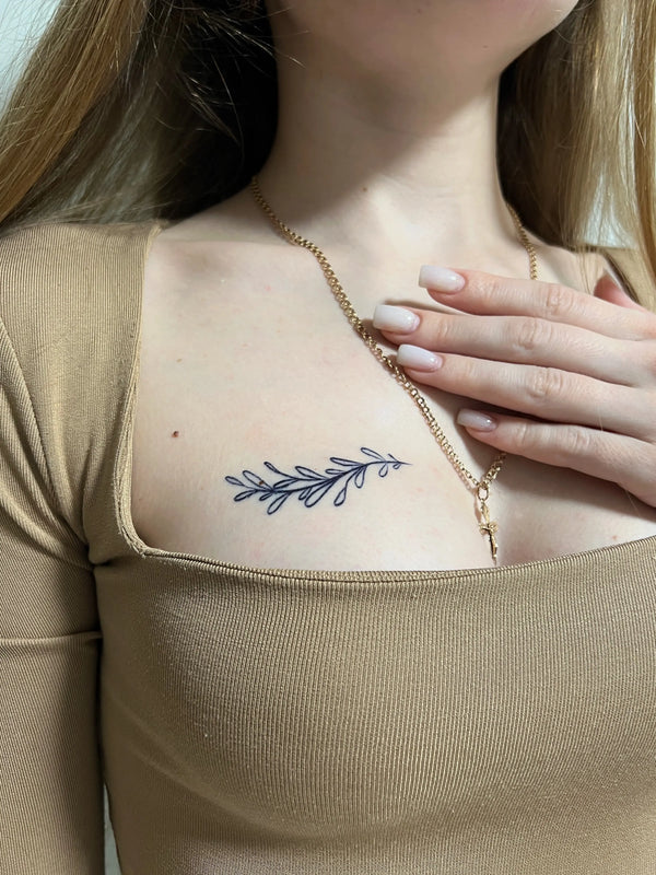 Долговременная татуировка Веточка мини Ink-Ok