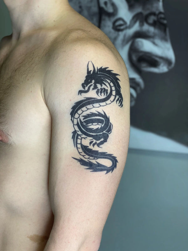 Долговременная татуировка Дракон Ink-Ok