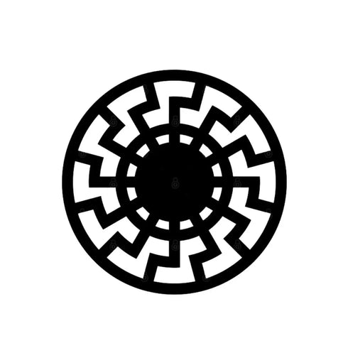 Долговременное тату Черное солнце Ink-Ok