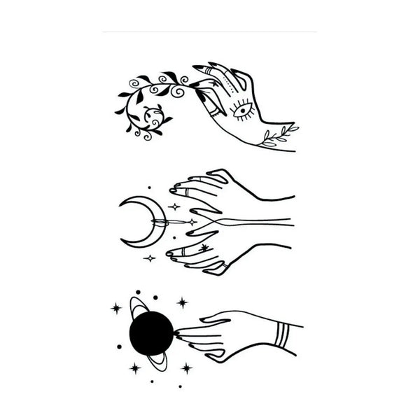 Долговременное тату Мистические руки Ink-Ok