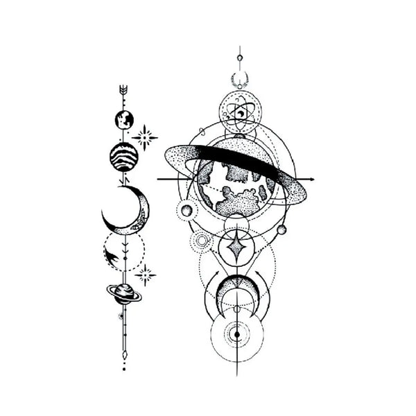 Долговременное тату Планеты Ink-Ok