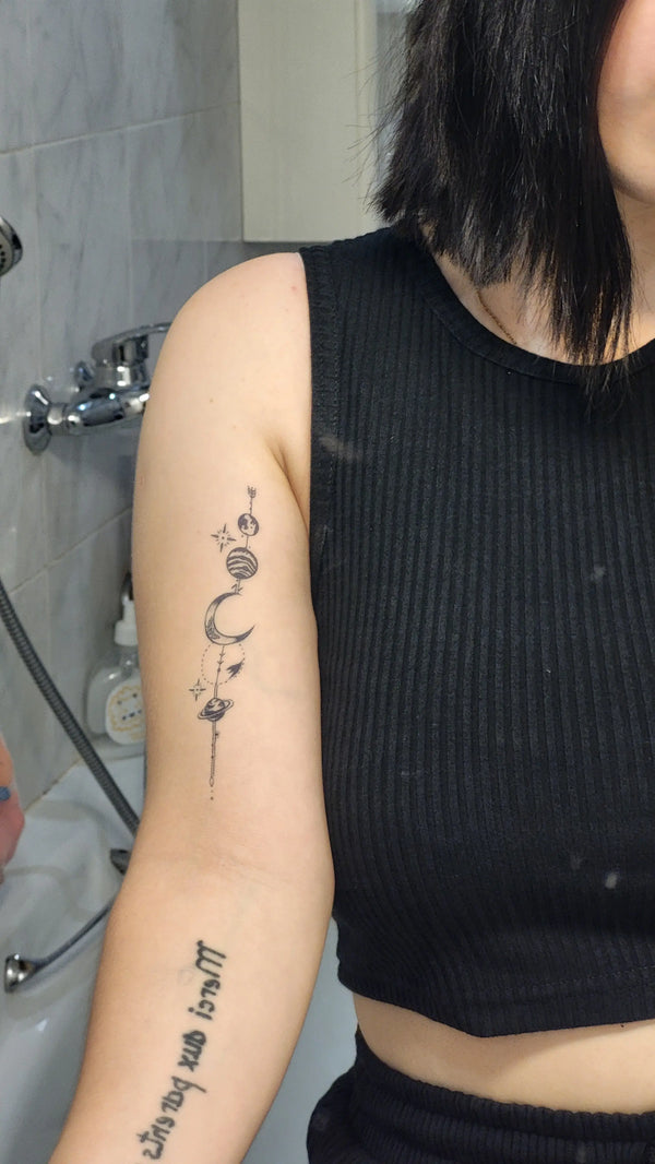 Долговременное тату Парад планет Ink-Ok