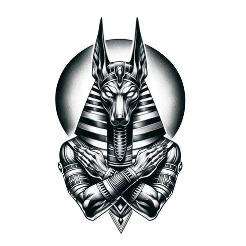 Долговременное тату Анубис Ink-Ok