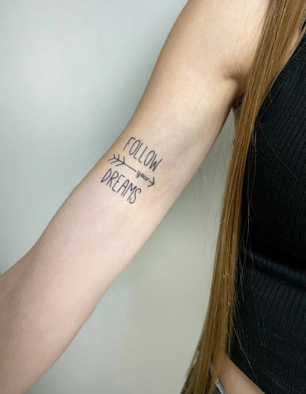 Долговременное тату Следуй за мечтой Ink-Ok