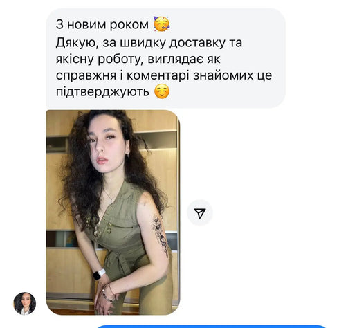 Временная тату по твоему эскизу Ink-Ok