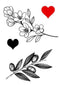 Временное тату сет Love Ink-Ok
