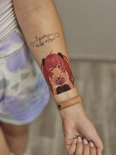 Временное тату Аниме #Love Ink-Ok