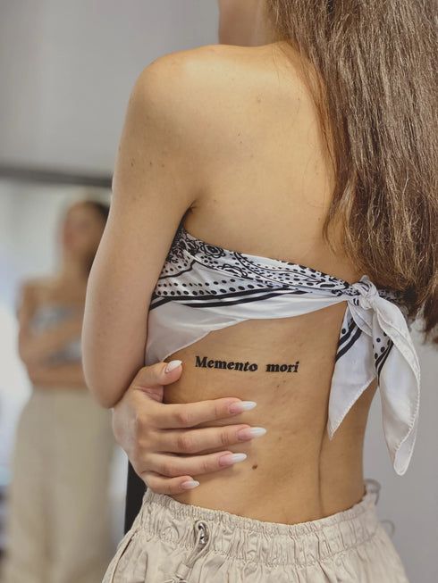 Временное тату Memento Mori Ink-Ok
