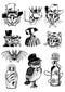 Временное тату The dark cat Ink-Ok